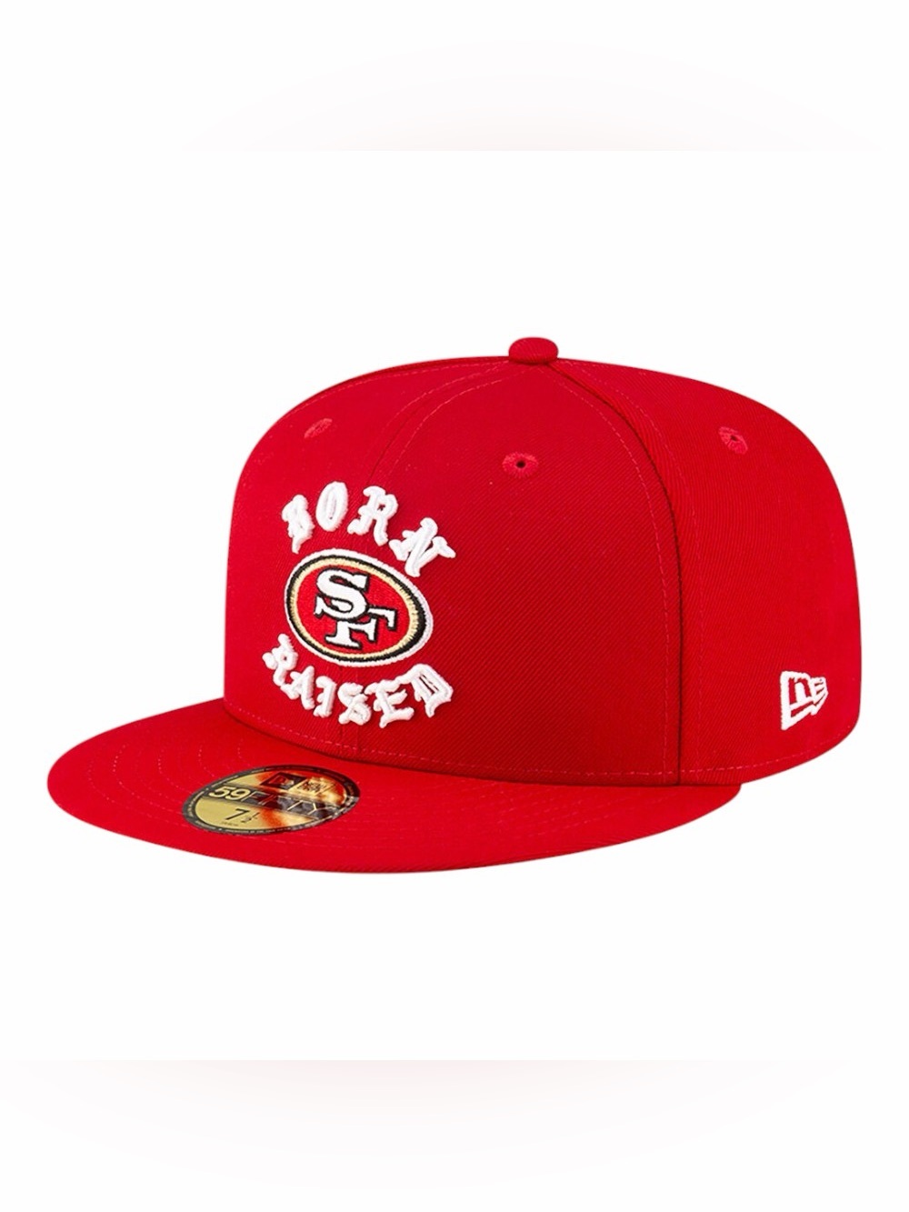 ❤️ BORN X RAISED x NEW ERA SF 49ers FITTED size 7 1/2 ❤️